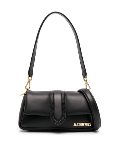 Jacquemus Womens Black Le Petit Bambino Puffy Leather Shoulder Bag In Black