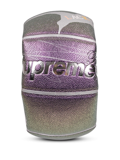 Supreme X Bernadette Corporation X Spalding Basketball In Purple