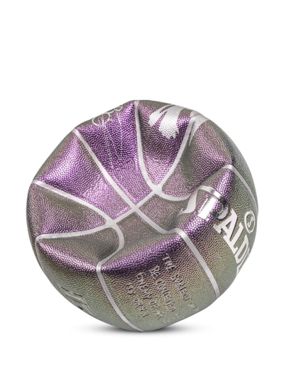 Shop Supreme X Bernadette Corporation X Spalding Basketball In Purple
