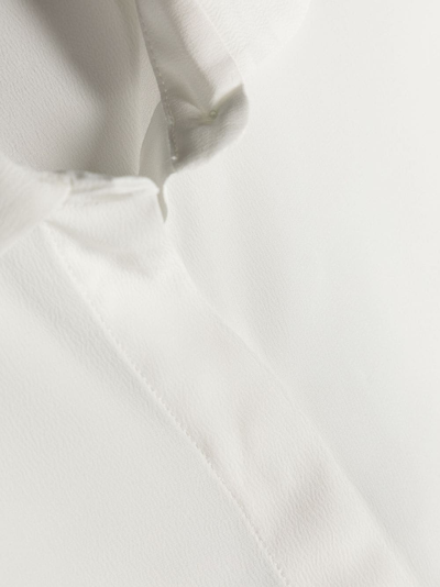 Shop Simonetta Peter Pan-collar Button-up Shirt In White