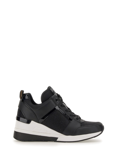 Shop Michael Michael Kors Georgie Sneaker In Black