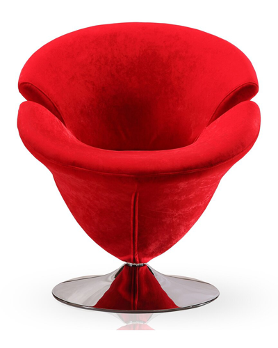 Shop Manhattan Comfort Set Of 2 Tulip Swivel Accent Chairs