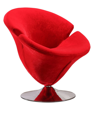 Manhattan Comfort Tulip Swivel Accent Chair