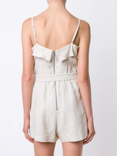 Shop Alice And Olivia Belted Playsuit