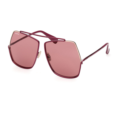 Shop Max Mara Mm0006 81y Sunglasses In Viola