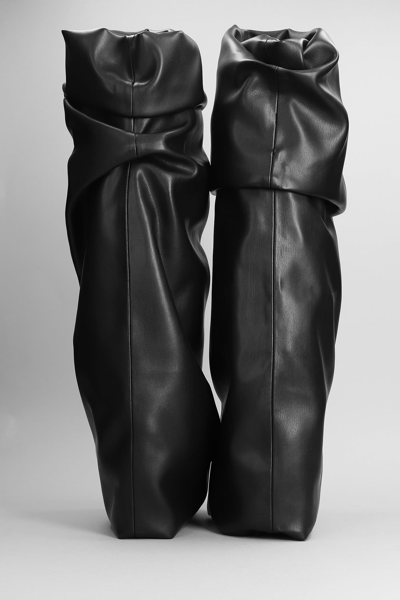 Shop Alexandre Vauthier High Heels Boots In Black Leather