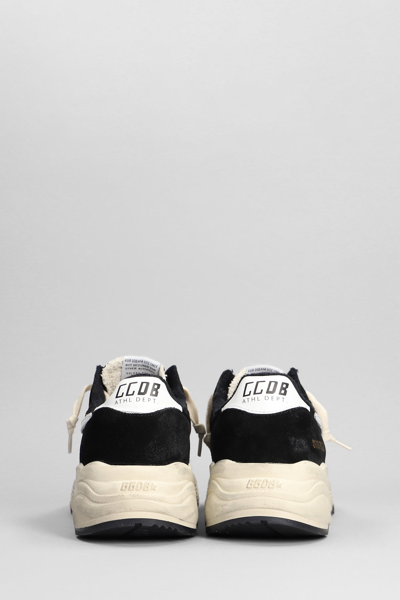 Shop Golden Goose Running Sneakers In Black Synthetic Fibers