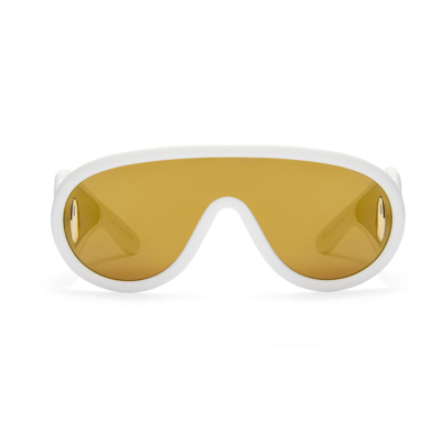 Shop Loewe Lw40108i 25g Sunglasses In Bianco
