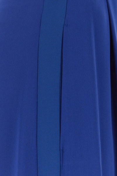 Shop Max Mara Blue Crepe Wide-leg Cimone Pant