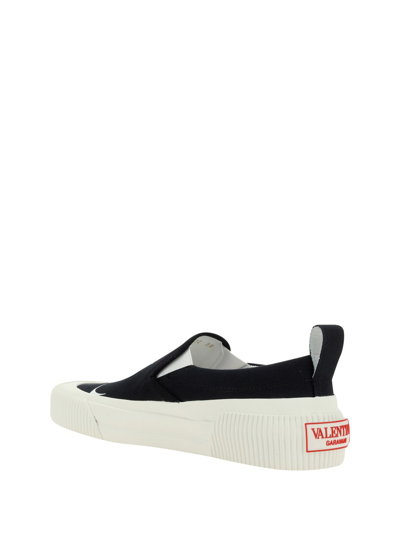 Shop Valentino Vltn Slip-on Sneakers