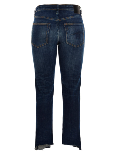 Shop R13 Jeans Boy Straight In Blue