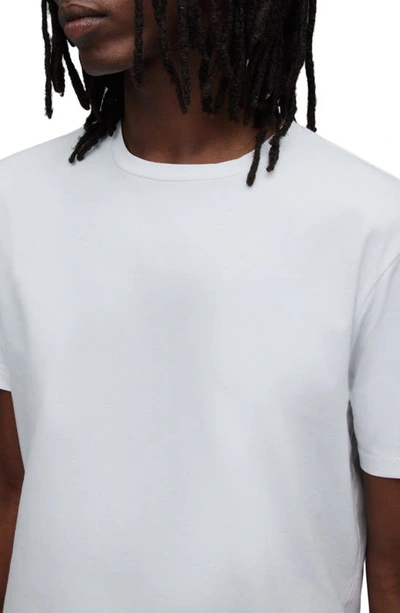 Shop Allsaints Curtis Cotton T-shirt In Optic White