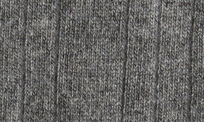 Shop Stems Luxe Merino Wool & Cashmere Blend Crew Socks In Grey