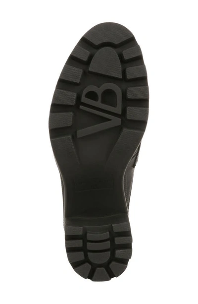 Veronica Beard Wynter Leather Heeled Loafer Mules In Black