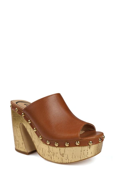 Shop Candies Candie's Miya Platform Clog In Tan