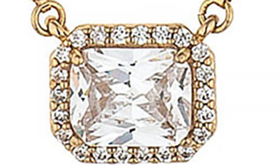 Shop Ettika Crystal Pendant Necklace In Gold