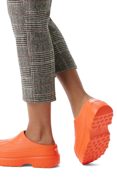 Shop Sorel Caribou Clog In Optimized Orange