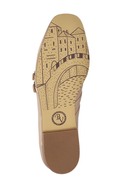 Bella Vita Davenport Womens Patent Square Toe Mary Janes In Nude Patent