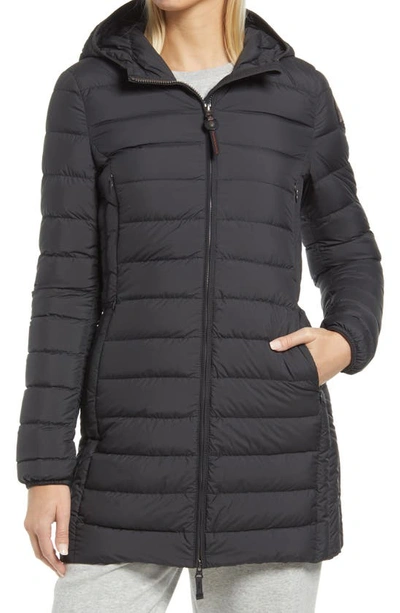 Shop Parajumpers Irene 600-fill-power Down Puffer Jacket In Black