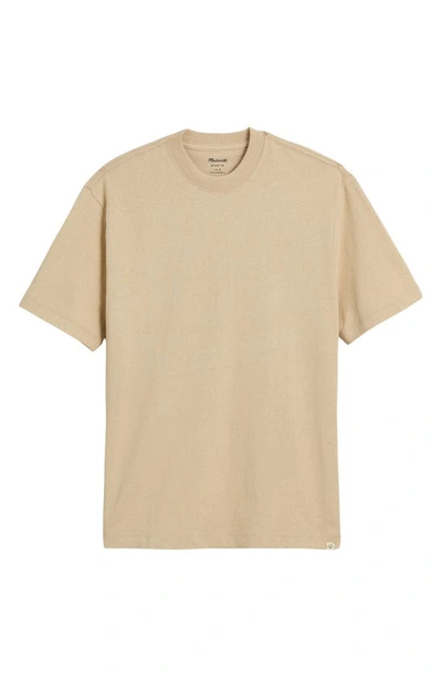 Shop Madewell Relaxed Cotton T-shirt In Light Sand