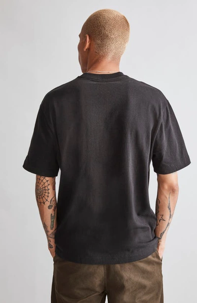 Shop Madewell Relaxed Cotton T-shirt In True Black
