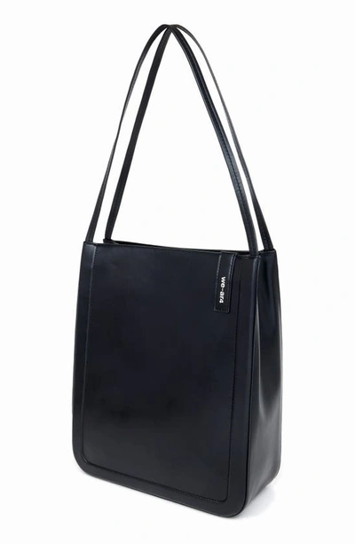 Shop We-ar4 The Daily Leather Tote In Black