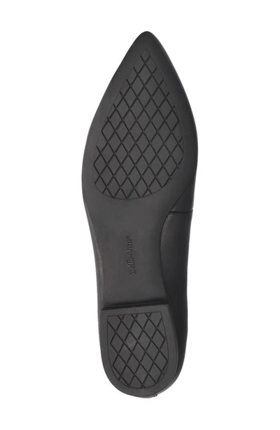 Shop Bella Vita Alessi Pointed Toe Loafer In Black Leather