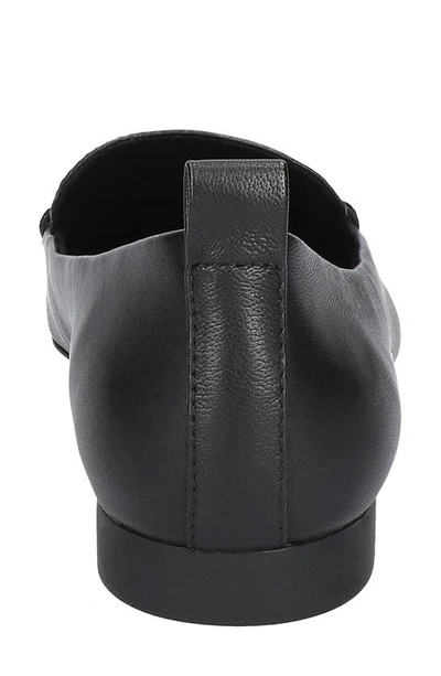 Bella Vita Aless Womens Laceless Leather Flat Shoes In Black Leather