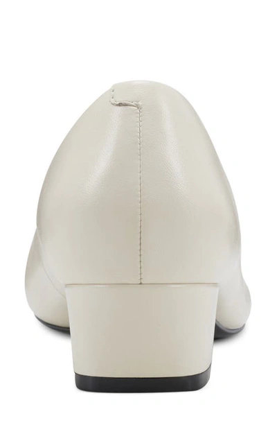Easy Spirit Lucinda Cap Toe Pump In Ivory