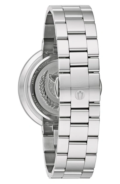 Shop Bulova Classic Rubaiyat Bracelet Watch, 30mm In Silverone