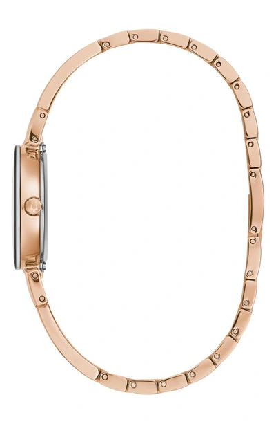 Bulova Marc Anthony Diamond Bangle Watch, 26mm In Rose Goldone