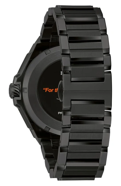 Shop Bulova Marc Anthony Series X Bracelet Watch, 45mm In Black