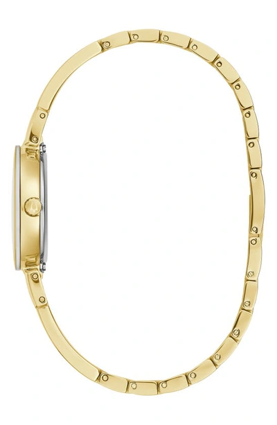 Shop Bulova Marc Anthony Diamond Bangle Watch, 26mm In Goldone