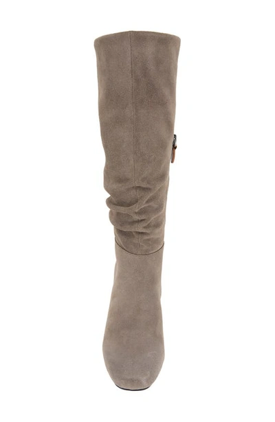 Shop Gentle Souls By Kenneth Cole Iman Slouch Boot In Mineral Suede