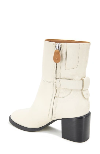 Gentle Souls By Kenneth Cole Holi Block Heel Bootie In Stone Leather