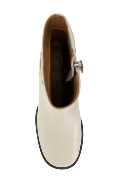 Gentle Souls By Kenneth Cole Holi Block Heel Bootie In Stone Leather