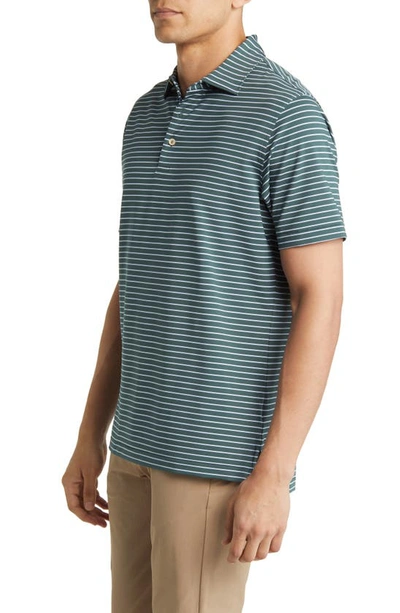 Shop Peter Millar Drum Performance Jersey Polo In Balsam