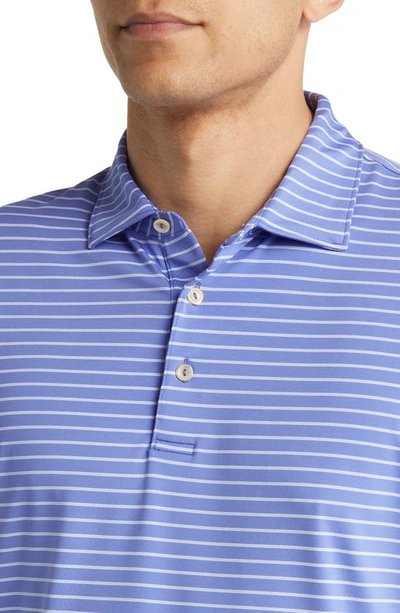 Shop Peter Millar Drum Performance Jersey Polo In Purple Rose
