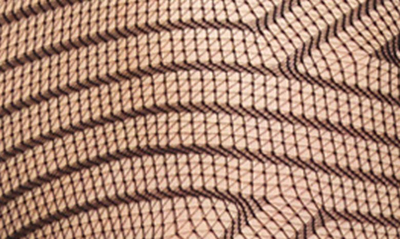 Shop Stems Geometric Fishnet Tights In Black
