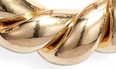 Child Of Wild Twisted Sister Small Hoop Earrings In Gold