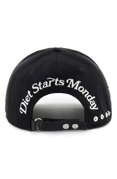 DIET STARTS MONDAY X '47 MARINERS CAN'T TEACH TASTE WOOL BLEND BASEBALL CAP 