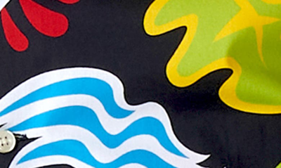 Opposuits Tropical Thunder Stretch Short Sleeve Button-up Shirt In Black