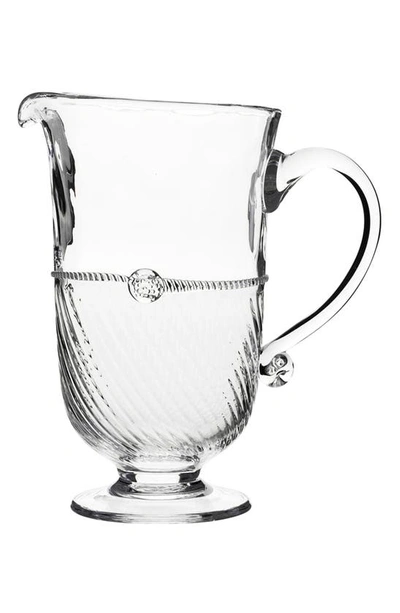 Shop Juliska Graham Glass Pitcher In Clear