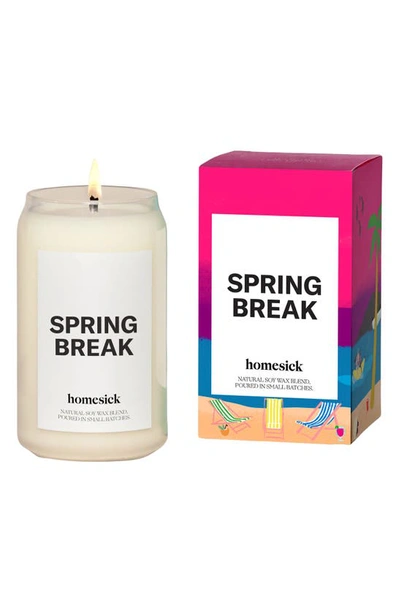 Shop Homesick Spring Break Candle In White