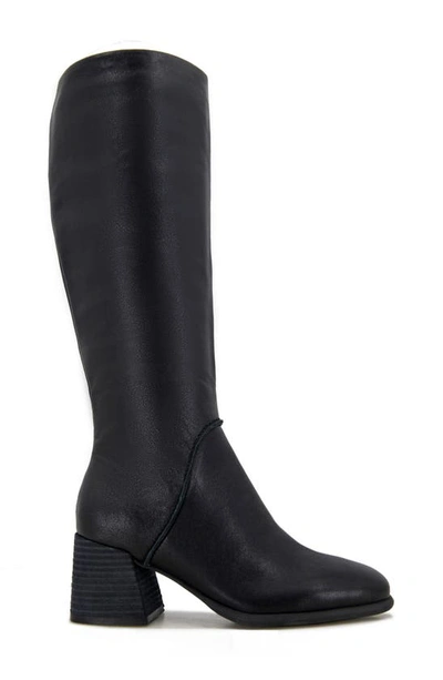 Shop Gentle Souls By Kenneth Cole Sacha Knee High Boot In Black Leather