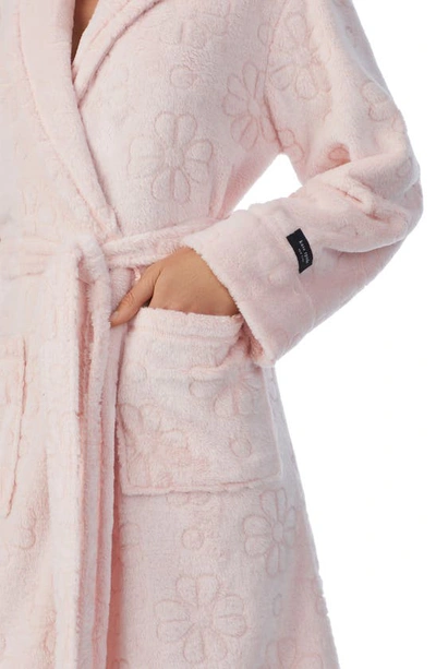 Kate Spade Plush Robe In Rose