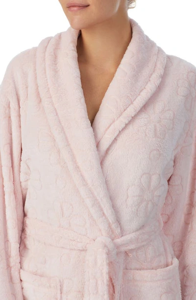 Kate Spade Plush Robe In Rose