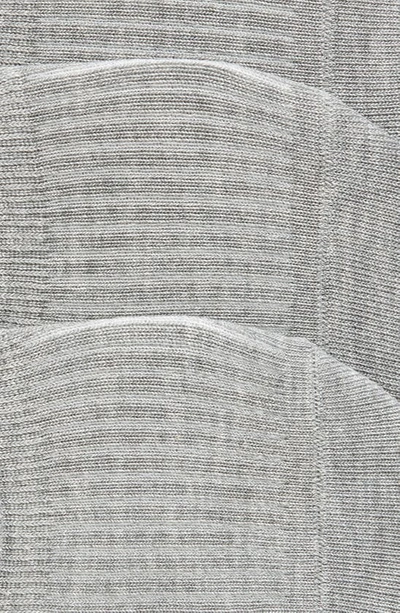 Nordstrom 3-pack No-show Liner Socks In Grey Heather