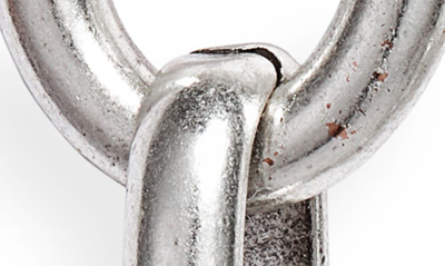 Child Of Wild Devon Chain Drop Earrings In Silver