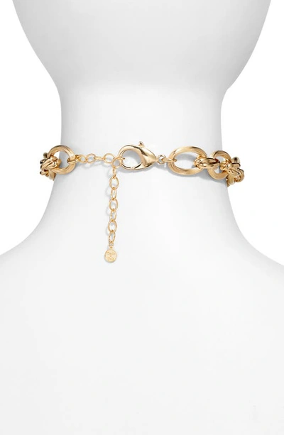 Shop Child Of Wild Antonella Chain Choker Necklace In Gold
